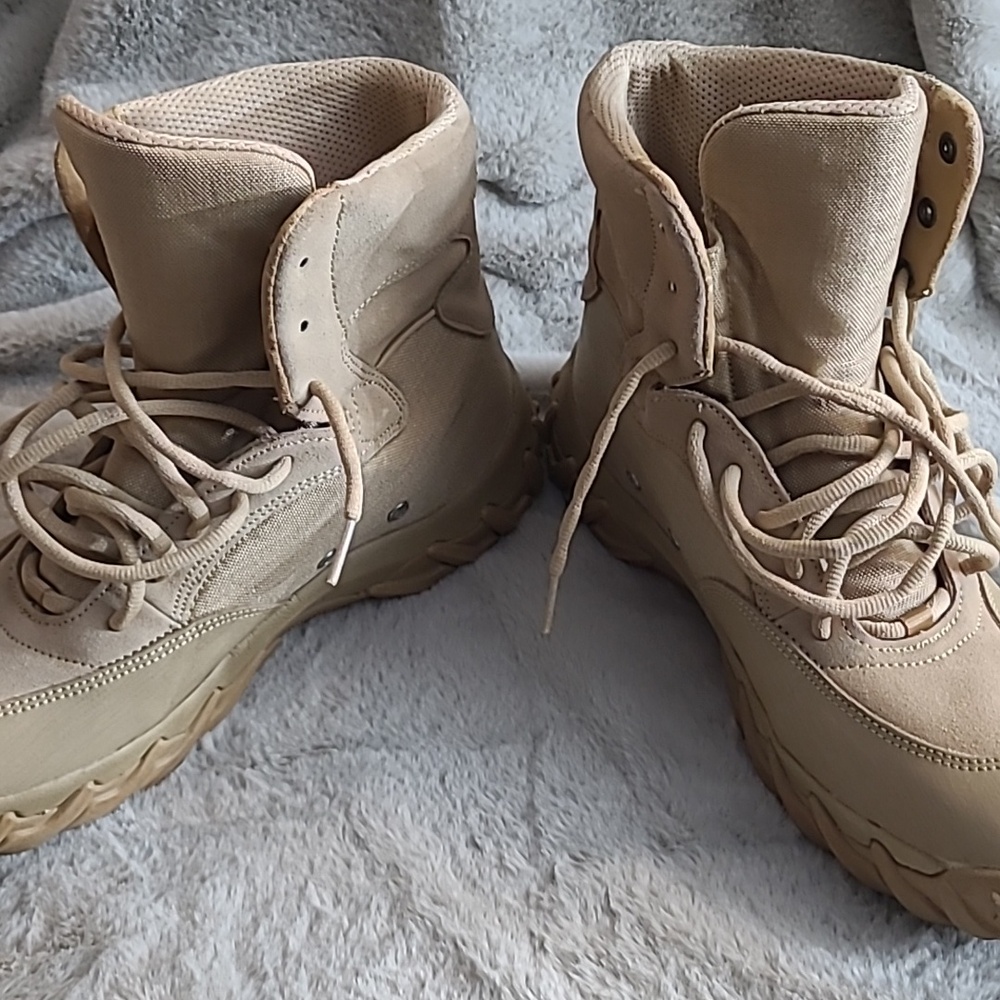 Desert Combat Tactical Boots Moto Mens 11.5 - Picture 7 of 8